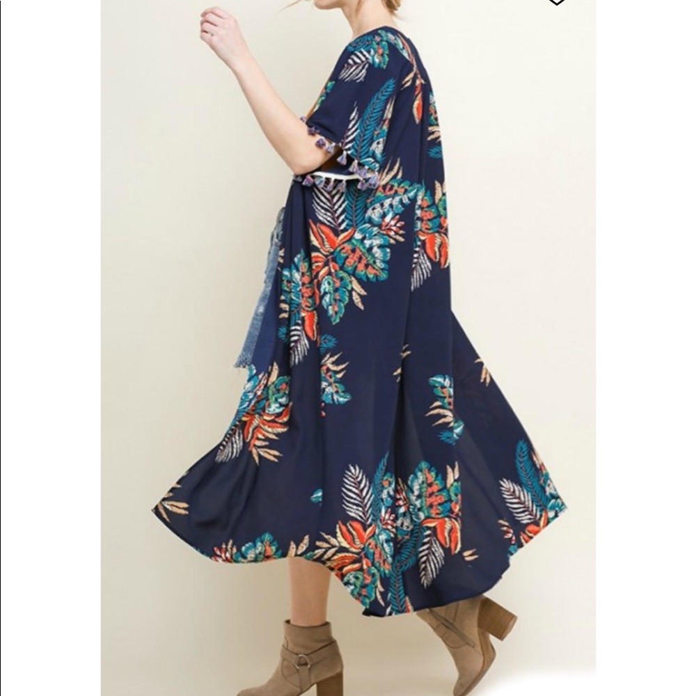 New long floral kimono - Picture 3 of 8